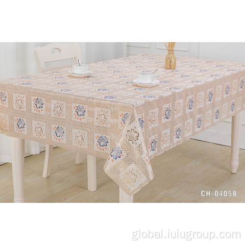 Waterproof Table Cover waterproof table cover lace table cloth Manufactory